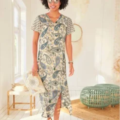 Robe Imprimée Motif Paisley