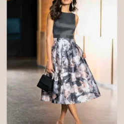 Robe De Cocktail Jolie Structure -Feminisca Soldes Magasin 140.99EXT64143 A09.084