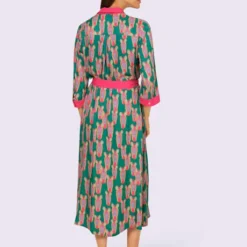 Robe Imprimée Qualité Tissée -Feminisca Soldes Magasin 141.00ZUK66547 B02.001