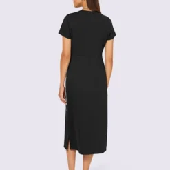 Robe En Jersey à Encolure Ronde 6 Robe En Jersey à Encolure Ronde -Feminisca Soldes Magasin 144.00ZUK66547 B23.001