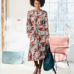 Robe Imprimée Qualité Tissée