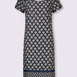 Robe En Jersey à Encolure Ronde 7 Robe En Jersey à Encolure Ronde -Feminisca Soldes Magasin 145.00ZUK66547 B10.001