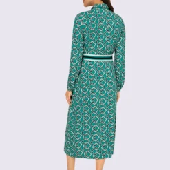 Robe Imprimée élégant Imprimé Chaîne -Feminisca Soldes Magasin 148.00ZUK66547 B50.001