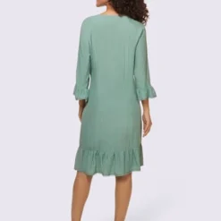 Robe Manches Raglan à Volants Décoratifs -Feminisca Soldes Magasin 148.00ZUK66645 B47.001