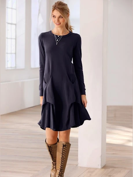 Robe En Tricot Avec Poches 1 Robe En Tricot Avec Poches