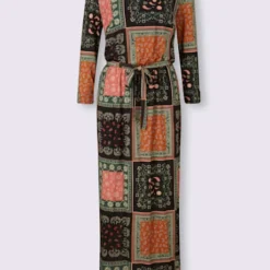 Robe En Jersey Imprimé Patchwork -Feminisca Soldes Magasin 149.00ZUK66546 B38.001