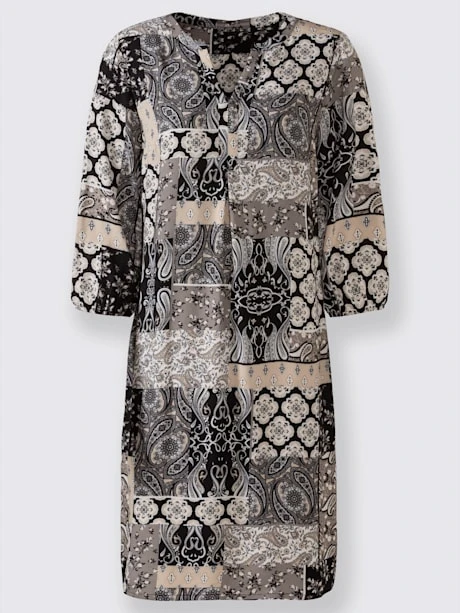 Robe Tunique Motif Patchwork 4 Robe Tunique Motif Patchwork – Image 4