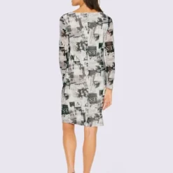 Robe En Maille Qualité Maille Imprimée -Feminisca Soldes Magasin 155.00ZUK66547 B07.001