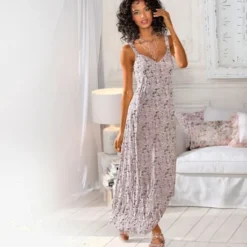 Robe Longue Look Romantique