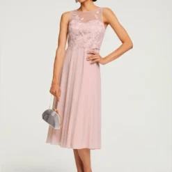 Robe De Cocktail Fermeture Boutonnée Dans Le Cou 6 Robe De Cocktail Fermeture Boutonnée Dans Le Cou -Feminisca Soldes Magasin 159.99EXT64143 A09.093