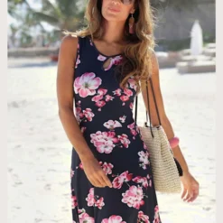 Robe D'été Petite Encolure Goutte D'eau