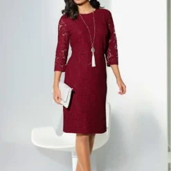 Robe En Dentelle Qualité Coton