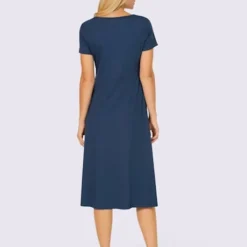 Robe En Jersey Large Encolure Ronde 6 Robe En Jersey Large Encolure Ronde -Feminisca Soldes Magasin 162.00ZUK66547 B29.001