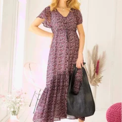 Robe Imprimée Imprimé Floral Délicat