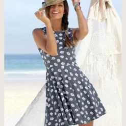 Robe De Plage Robe Patineuse Tendance