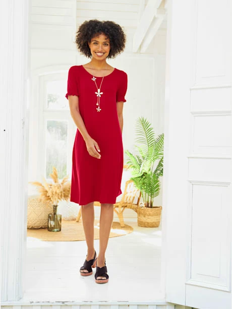 Robe En Jersey Viscose Douce Et Fluide 1 Robe En Jersey Viscose Douce Et Fluide