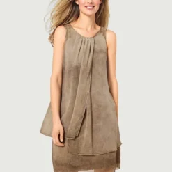 Robe à Bretelles Look Tendance -Feminisca Soldes Magasin 243.99EXT64042 A09.022
