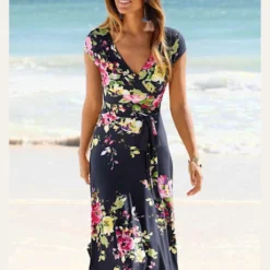 Robe D'été Encolure En V