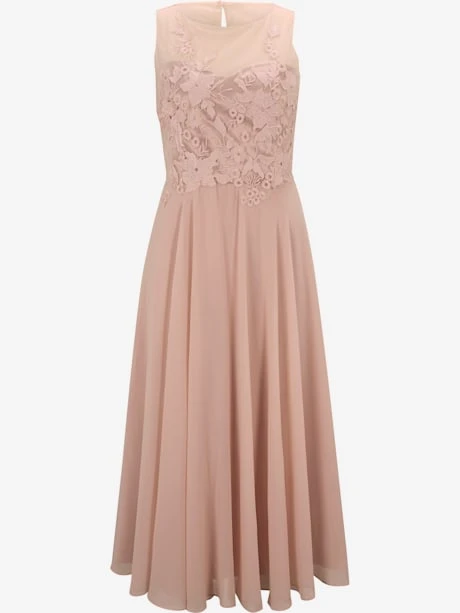 Robe De Cocktail Fermeture Boutonnée Dans Le Cou 4 Robe De Cocktail Fermeture Boutonnée Dans Le Cou – Image 4