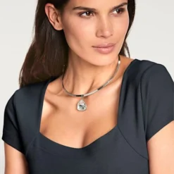 Robe En Jersey Look Féminin Avec Ceinture -Feminisca Soldes Magasin 419.99EXT64042 A09.099