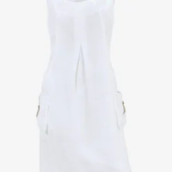 Robe En Lin Coupe évasée Tendance -Feminisca Soldes Magasin 458.99EXT64042 A09.003