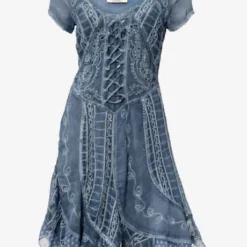 Robe Brodée Look Romantique -Feminisca Soldes Magasin 465.99EXT64042 A09.054