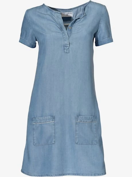 Robe En Jean Look Décontracté Tendance 6 Robe En Jean Look Décontracté Tendance – Image 6