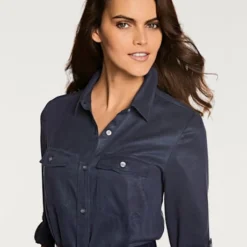 Robe-chemisier Ceinture à Nouer -Feminisca Soldes Magasin 505.99EXT64042 A09.099