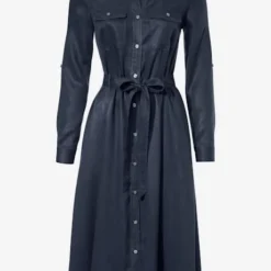 Robe-chemisier Ceinture à Nouer -Feminisca Soldes Magasin 506.99EXT64042 A09.001