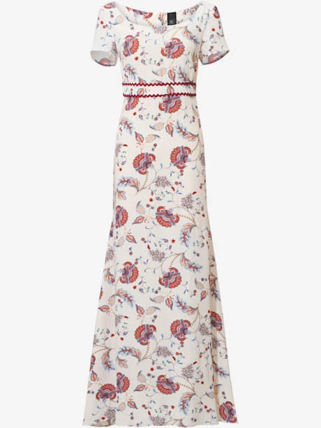 Robe Imprimée Motif Floral Fantaisie Tendance 4 Robe Imprimée Motif Floral Fantaisie Tendance – Image 4