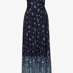 S.Oliver Robe Longue Robe En Jersey Avec Bordure Imprimée -Feminisca Soldes Magasin 55a823ce 046f 5f20 ac98 328d777c90c0