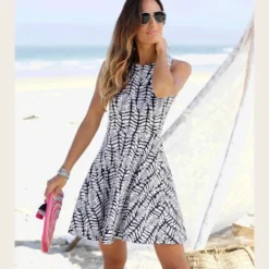 Robe De Plage Robe D'été Forme Patineuse