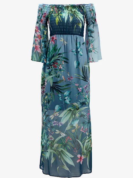 Robe Imprimée Coupe Extra-longue Tendance 4 Robe Imprimée Coupe Extra-longue Tendance – Image 4