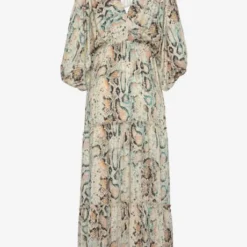 Buffalo Robe Longue Encolure En V Dégagée Devant Et Au Dos -Feminisca Soldes Magasin 6749be0e 7e26 5985 9201 52c18940db39