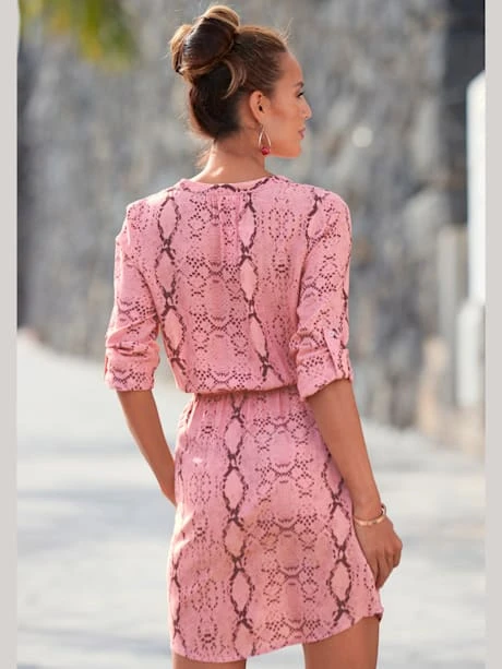 Buffalo Robe Chemisier Robe Tunique, Patte De Boutonnage 2 Buffalo Robe Chemisier Robe Tunique, Patte De Boutonnage – Image 2