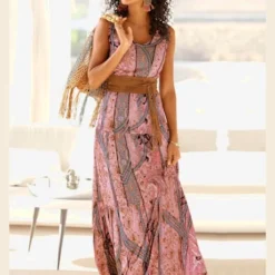 Buffalo Robe Longue Col V Devant Et Au Dos