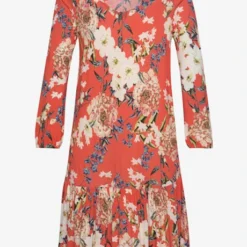 S.Oliver Robe En Jersey Manches 3/4 élastiquées -Feminisca Soldes Magasin 81379707 7692 59ac 9649 887852e1a58b