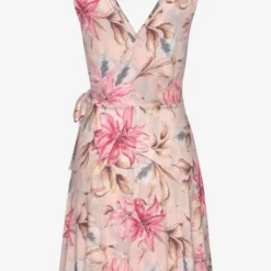 S.Oliver Robe Imprimée Encolure En V Dégagée Devant Et Au Dos -Feminisca Soldes Magasin 81d4b4ef 5531 5871 9bfa 666b65466763