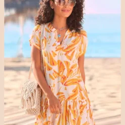 S.Oliver Robe Chemisier Robe Tunique à Encolure En V