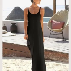 S.Oliver Robe Longue Encolure Ronde