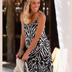 Robe De Plage Courte Imprimée