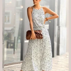 Buffalo Robe Longue Fines Bretelles Spaghetti