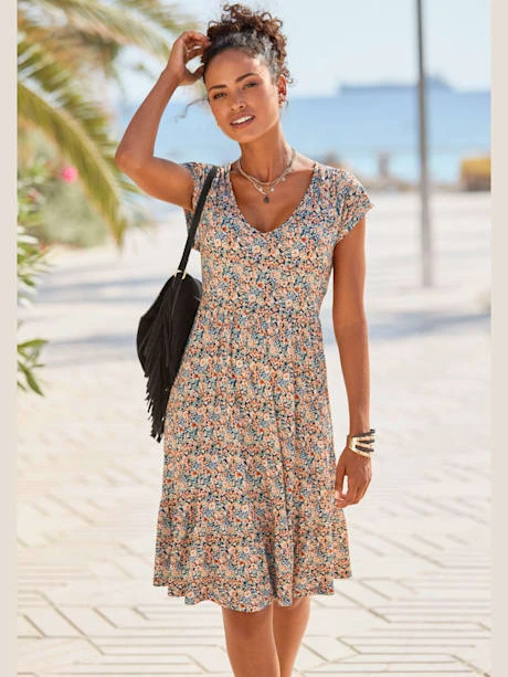 Buffalo Robe En Jersey Encolure En V