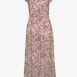 Robe Longue Col V Chevauchant Avec Bouton-pression -Feminisca Soldes Magasin bfa89bdb 2141 5d3b 8cea c5cc00cf8f3b