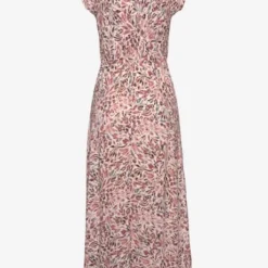 Robe Longue Col V Chevauchant Avec Bouton-pression -Feminisca Soldes Magasin c312f4b9 d9c6 5452 98c7 d4660210303f