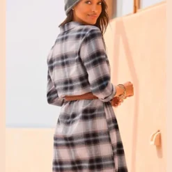 Buffalo Robe-chemisier Col Chemisier