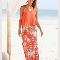 S.Oliver Robe Longue Larges Bretelles