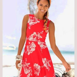 Robe De Plage Robe Patineuse Tendance