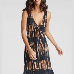 Buffalo Robe En Jersey Lien Ă Nouer Ă L'encolure